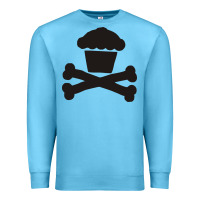Ocean Blue johnny cupcakes funny skull Premium Sweatshirt - artisFamous
