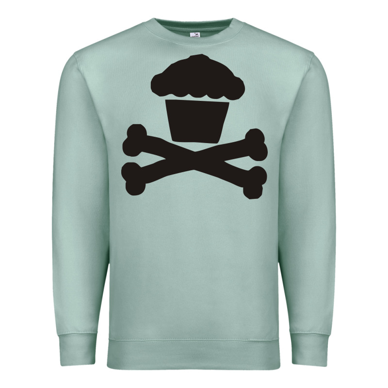 Johnny Cupcakes Funny Skull Premium Sweatshirt by artisFamous | Teevron