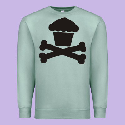 Johnny Cupcakes Funny Skull Premium Sweatshirt Designed By Artisfamous