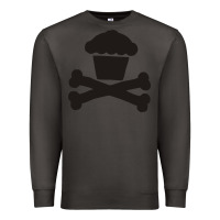 Smoke johnny cupcakes funny skull Premium Sweatshirt - artisFamous