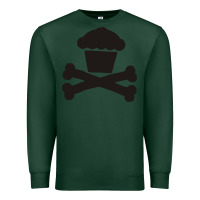 Sports Green johnny cupcakes funny skull Premium Sweatshirt - artisFamous