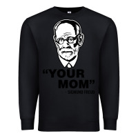 Black your mom  Sigmund Freud Premium Sweatshirt - artisFamous