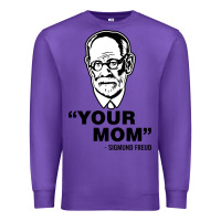 Purple your mom  Sigmund Freud Premium Sweatshirt - artisFamous