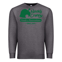 Charcoal Heather Nook's Cranny Premium Sweatshirt - artisFamous