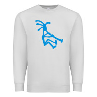 Dove Grey kokopeli funny Premium Sweatshirt - artisFamous