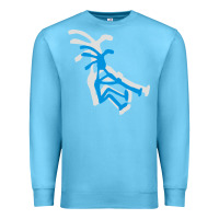 Ocean Blue kokopeli funny Premium Sweatshirt - artisFamous