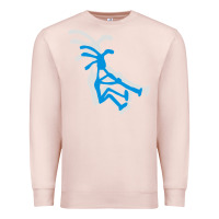 Pale Pink kokopeli funny Premium Sweatshirt - artisFamous