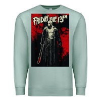 Seafoam friday the 13th jason drip Premium Sweatshirt - artisFamous