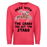 Cardinal mess with the crabo you get the stabo Premium Sweatshirt - artisFamous