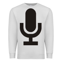 Dove Grey microphone funny music Premium Sweatshirt - artisFamous