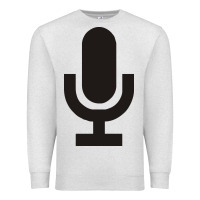 Oatmeal Heather microphone funny music Premium Sweatshirt - artisFamous