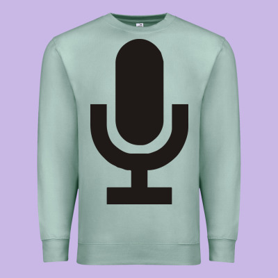Microphone Funny Music Premium Sweatshirt Designed By Artisfamous