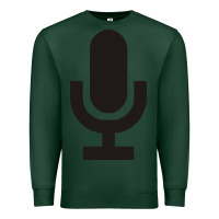 Sports Green microphone funny music Premium Sweatshirt - artisFamous