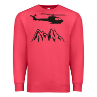 Cardinal mountain rescue helicopter funny Premium Sweatshirt - artisFamous