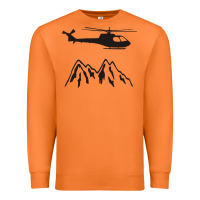 Carrot mountain rescue helicopter funny Premium Sweatshirt - artisFamous