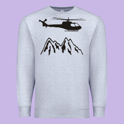 Mountain Rescue Helicopter Funny Premium Sweatshirt Designed By Artisfamous