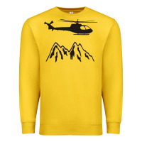 Lemon mountain rescue helicopter funny Premium Sweatshirt - artisFamous