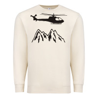 Sandshell mountain rescue helicopter funny Premium Sweatshirt - artisFamous