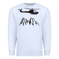 White mountain rescue helicopter funny Premium Sweatshirt - artisFamous