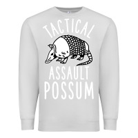 Dove Grey tactical assault possum Premium Sweatshirt - artisFamous