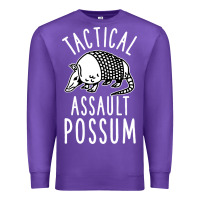Purple tactical assault possum Premium Sweatshirt - artisFamous