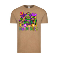 Vintage Coffee Mardi Gras Rainbow Vintage Tee - BundleAndBundleShop
