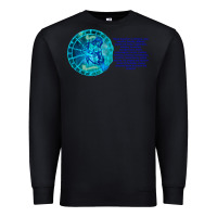 Black Aquarius Sign Zodiac Astrology Horoscope T-shirt Premium Sweatshirt - artisFamous