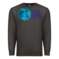 Smoke Aquarius Sign Zodiac Astrology Horoscope T-shirt Premium Sweatshirt - artisFamous