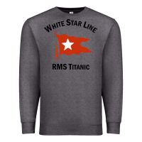 Charcoal Heather white star line (1) Premium Sweatshirt - artisFamous