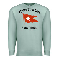 Seafoam white star line (1) Premium Sweatshirt - artisFamous