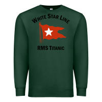 Sports Green white star line (1) Premium Sweatshirt - artisFamous
