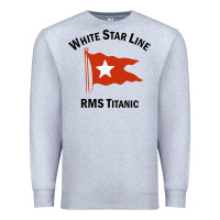 Heather Grey white star line (1) Premium Sweatshirt - artisFamous
