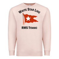Pale Pink white star line (1) Premium Sweatshirt - artisFamous