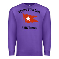 Purple white star line (1) Premium Sweatshirt - artisFamous