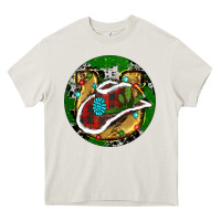 Cream Cowboy Christmas Heavy Core Tee - RanaPortraitStore