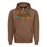 Chestnut one thankful grandpa Zipper Hoodie - JahusDesignShop