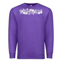 Purple pyrex pattern Premium Sweatshirt - artisFamous