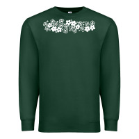 Sports Green pyrex pattern Premium Sweatshirt - artisFamous