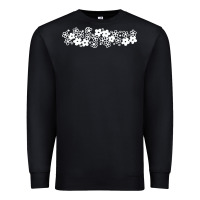 Black pyrex pattern Premium Sweatshirt - artisFamous