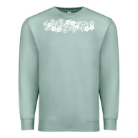 Seafoam pyrex pattern Premium Sweatshirt - artisFamous