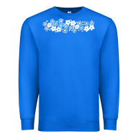 True Royal pyrex pattern Premium Sweatshirt - artisFamous