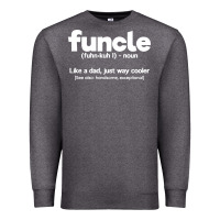 Charcoal Heather funcle definition Premium Sweatshirt - artisFamous