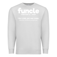 Dove Grey funcle definition Premium Sweatshirt - artisFamous