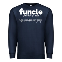 Navy funcle definition Premium Sweatshirt - artisFamous