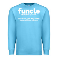 Ocean Blue funcle definition Premium Sweatshirt - artisFamous