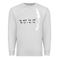 Dove Grey charles bukowski Premium Sweatshirt - artisFamous