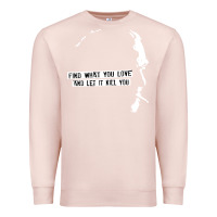 Pale Pink charles bukowski Premium Sweatshirt - artisFamous
