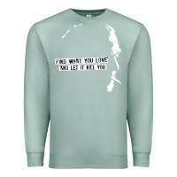 Seafoam charles bukowski Premium Sweatshirt - artisFamous