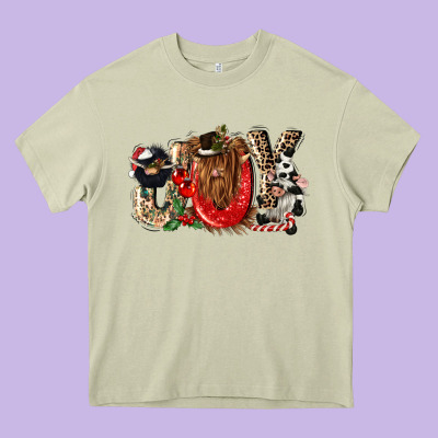 Joy Heavy Core Tee Designed By Cowgirlartshop