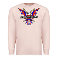Pale Pink diplomats music Premium Sweatshirt - artisFamous